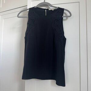 Vanessa Bruno Black Silk Tank